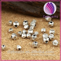 Thai Silver Spacer Beads polygon beads 2mm for DIY Jewelry findings